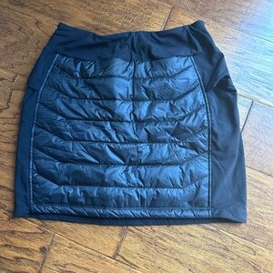 Baleaf Black Quilted Active Mini Skirt